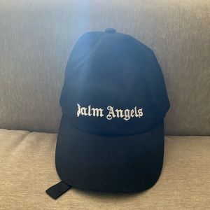 Palm angels BLACK LOGO CAP (unisex/one size)
